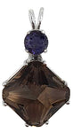 Smokey Quartz Small Magician Stone™ with Iolite