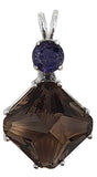 Smokey Quartz Small Magician Stone™ with Iolite