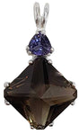 Smokey Quartz Small Magician Stone™ with Iolite