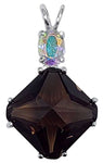 Smokey Quartz Small Magician Stone™ with Oval Mystic Topaz