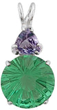 Tibetan Green Obsidian Super Nova™ with Tanzanite