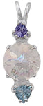 Angel Aura Mini Radiant Heart™ with Tanzanite & Aquamarine