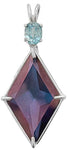 Tanzine Aura Ascension Star™ with Oval Cut Blue Zircon