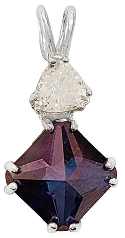 Tanzine Aura Mini Magician Stone™ with Trillion Cut Danburite