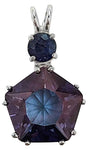 Tanzine Aura Star of Venus™ with Round Cut Sapphire