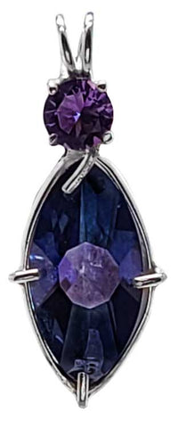 Tanzine Aura Infinite Eye™ with Round Cut Amethyst