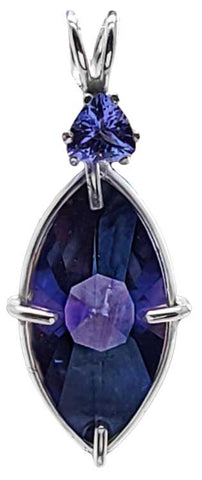 Tanzine Aura Infinite Eye™ with Trillion Cut Tanzanite