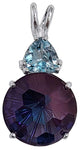 Tanzine Aura Super Nova™ With Trillion Cut Blue Topaz