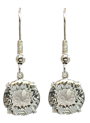 White Topaz Radiant Heart Crystal™ Earrings