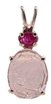 Morganite with Oval Cut Ruby Special 3