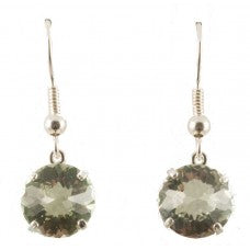 Prasiolite Radiant Heart Crystal™ Earrings